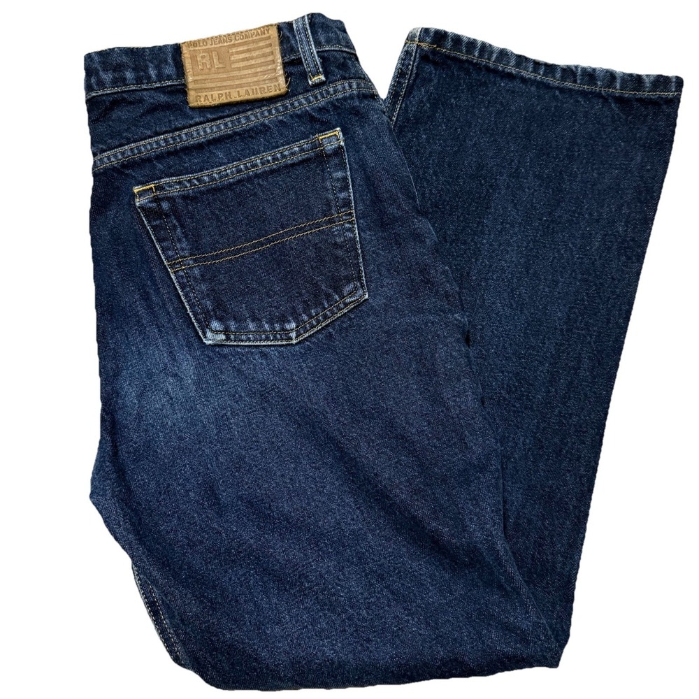 Vintage polo jeans company ralph lauren 67 Bootcut Women's 12x29 Y2K Jeans Denim